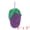 Purple, variant on Unique Bargains Cute Corn Shaped Chenille Hanging Soft Absorbent Hand Towel Yellow 8" x 5"
