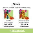 thumbnail image 3 of RailScapes Floating Railing Plant Clip for 1/2" - 3/4” Narrow Spindles, 3-Pack, 3 of 5
