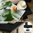 thumbnail image 6 of C Shaped End Table, Side Table for Couch and Bed, Small Side Table for Small Spaces, Living Room, Bedroom, Rustic Snack Table, 6 of 9