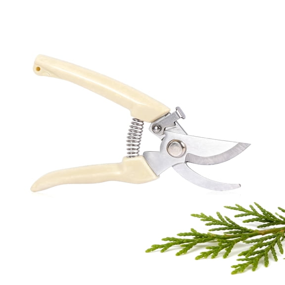 Garden Scissors for Plant, Tip Pruning Shears for Cutting Flowers, Trimming Plants, Bonsai and Fruits Picking (Bypass Blade Pruner)