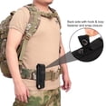 thumbnail image 3 of Nylon Flashlight Bag Black Has Elasticity MOLLE System Nylon Bag, 3 of 10
