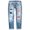 BU2, variant on Vedolay Jeans for Women Casual Summer Mid Rise Distressed Jeans with Pockets BU1,L