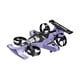 thumbnail image 5 of Avión de control remoto, coche volador, cuadricóptero con función de rotación de 360 ​​grados, material PP Violeta, 5 of 8