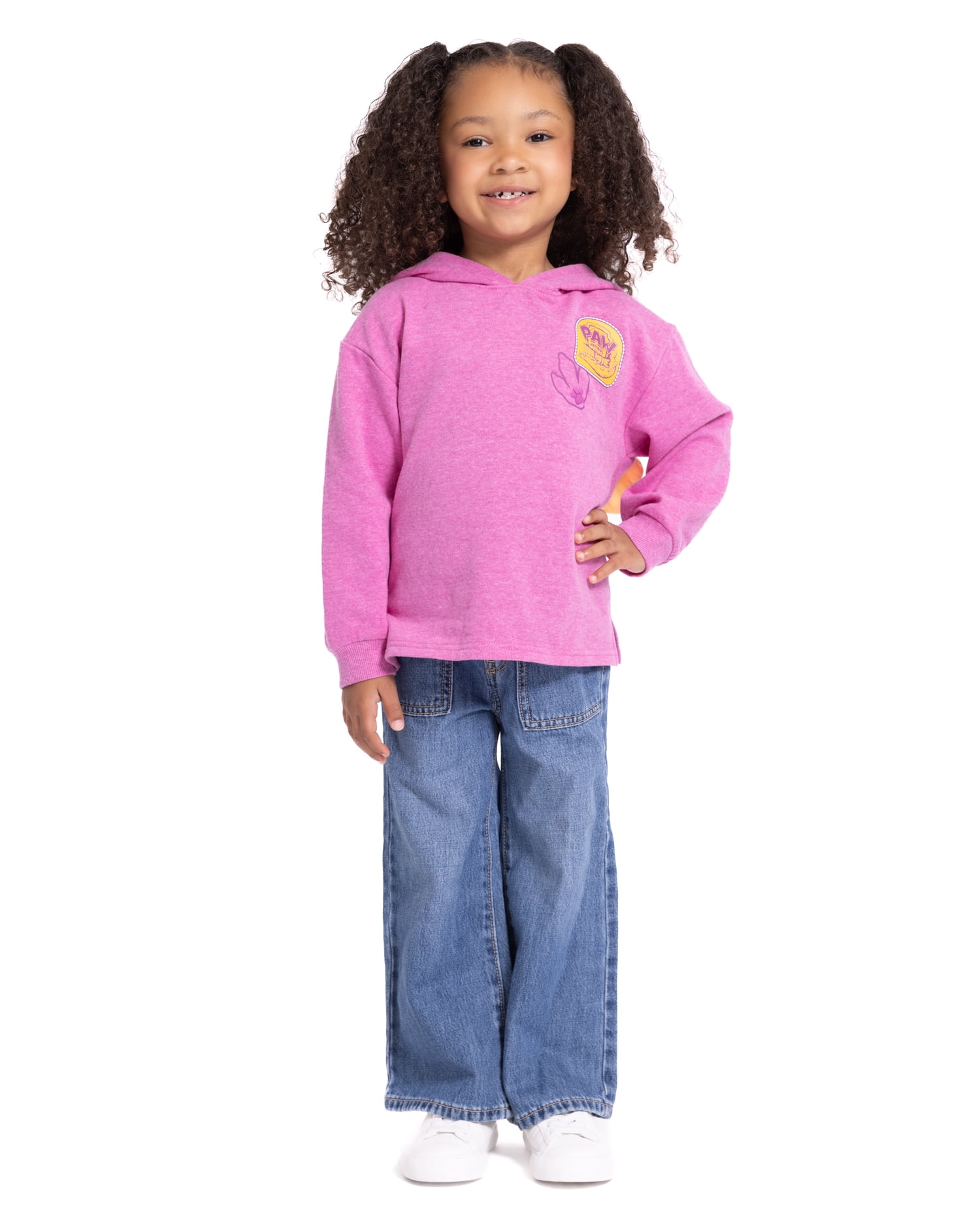 Paw Patrol Movie Toddler Girls' Cosplay Graphic Hoodie with Long Sleeves, Sizes 12M-5T