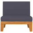 thumbnail image 4 of vidaXL 5 Piece Garden Lounge Set with Cushions Solid Acacia Wood, 4 of 12
