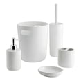 thumbnail image 3 of Mainstays Basic Plastic 1.45 Gallon Wastebasket in Arctic White for Bathroom, Bedroom or Office, 3 of 5