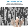 thumbnail image 6 of Camo Army Camouflage Gaming Mouse Pad Large Mouse Pad (31.5x11.8 Inch) Non-Slip Rubber Base Large Desk Mat Desk Protector for Home Office Gaming Work, 6 of 6