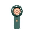 thumbnail image 1 of VONKY Fan Adjustable Portable Hand Type 500mAh 2.4W Fans Indoor Meeting Room Library Learning Cooling Equipment with Night Light Green, 1 of 8