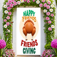 thumbnail image 4 of Autumn Leaves Happy Friendsgiving Turkey Banner for Thanksgiving Celebration Fall Party Indoor Decor, 4 of 8
