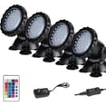 thumbnail image 1 of ZHGSERVU Pond Lights Submersible Color Changing Fountain Lights with Remote, 36 LED Bulbs Underwater Landscape Light Multi-Color, 1 of 7
