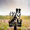 thumbnail image 4 of C-CRAFT Custom Border Collie Dog Memorial Metal Yard Sign Weather Resistant for Outdoor Decor, 4 of 4