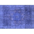 thumbnail image 1 of Ahgly Company Indoor Rectangle Oriental Blue Modern Area Rugs, 3' x 5', 1 of 4