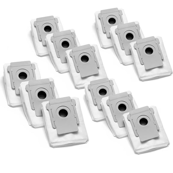 FOR iRobot Replacement Parts - 12-Pack Dirt Disposal Bags Compatible with Roomba Clean Base Models i1 , i3 , i4 , i5 , i7 , i8 , Combo j8 , j9