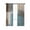 Blue Teal, variant on Teal Blue Blackout Curtains, Light Blocking Print Window Curtains, Brown White Minimalist Retro Smear Ombre Art Thermal Insulated Window Drapes for Living Room Kitchen Cafe 2 Panels, 104"W x 63"L