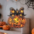 thumbnail image 4 of Orangide Halloween Pumpkin Pendant Acrylic Hanging Ornament Fall Decor Cute Jack-O-Lantern Decorations for Home Window Car Rearview Mirror Indoor Outdoor, 4 of 8