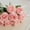 Pink, variant on Clearance Artificial flowers under $5,12 Pcs Rose Artificial Flowers Realistic White Roses With Stems Single Silk Rose Flower Bouquet For Wedding Centerpieces Arrangement Bridal Shower Home Tab