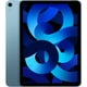 thumbnail image 2 of Apple iPad Air de 10,9" (2022, 64 GB, chip M1, Wi-Fi, azul) (MM9E3LL/A) Paquete con funda gris con cremallera + protector de pantalla + funda de TPU + teclado + limpiador LCD Apple MM9E3LL/A, 2 of 8