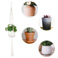 thumbnail image 3 of 3 Pack Handmade Cotton Rope Macrame Plant Hangers with 6 Hooks Hanging Pot Basket for Boho Home Decor, 3 of 7