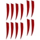 thumbnail image 5 of 12 de flecha de 3 pulgadas para de flecha de tiro con , rojo shamjiam Tiro con arco Fletching Vanes, 5 of 9