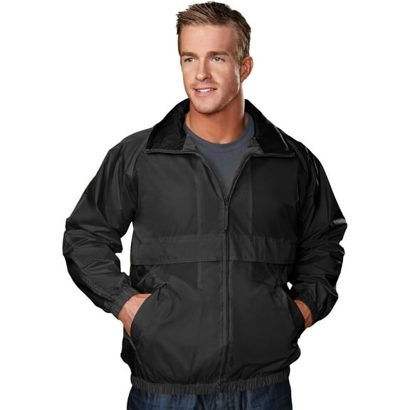 Tri-Mountain Men’s Windbreaker Jacket Regular & Big & Tall S to 6X Water Resistant Coat