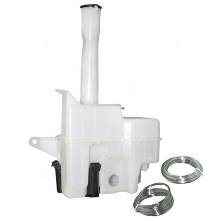 Washer Fluid Reservoir Tank Windshield Washer Fluid Reservoir Recovery Bottle Tank with Pump and Cap Replacement for Toyota Van 85315-08010 ()