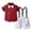 Red, variant on Sngxgn Toddler Baby Boy Clothes Long Sleeve Crewneck T-Shirt Top Solid Pants Set Fall Outfits(Red,110)