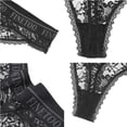 thumbnail image 4 of 3 Unids/Set Mujeres Sexy Encaje Bragas Ropa Interior Tanga Lencería M-XLpangjing, 4 of 4