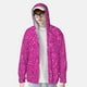 thumbnail image 2 of Fotbe Rose Red Glitter Chaqueta con Protección Solar UPF 50+ para Hombre y Mujer, Camisa con Capucha y Bolsillos-Small, 2 of 7