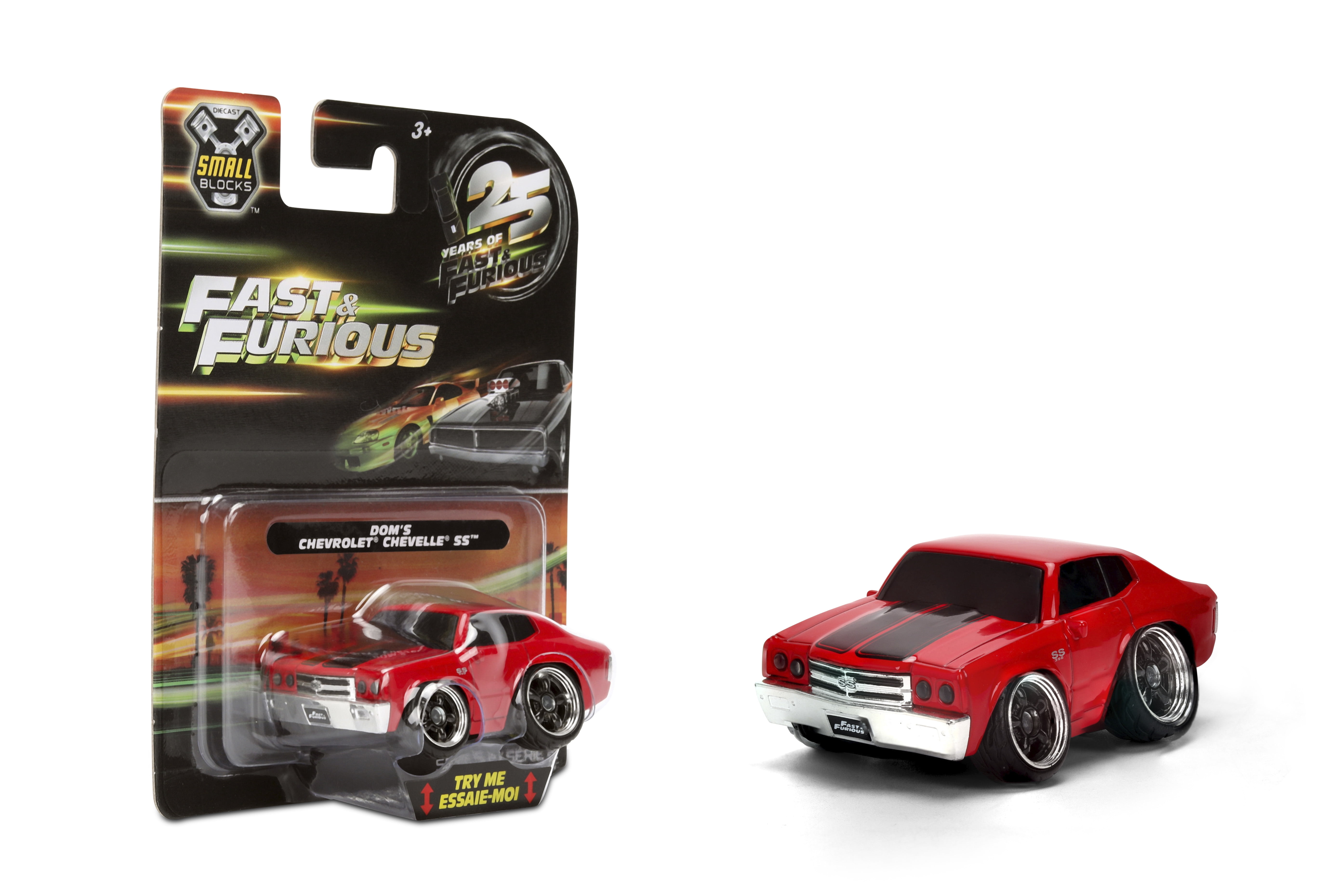 ミニカー JADA FAST&FURIOUS SMALL BLOCKS 1/43 Jada Toys, Entertainment Licensed 1:43 Small Blocks Die-Cast Car