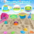thumbnail image 2 of Juego de cubos y palas plegables Beach Toys Racpnel para niños de 3 a 10 años, 2 of 7