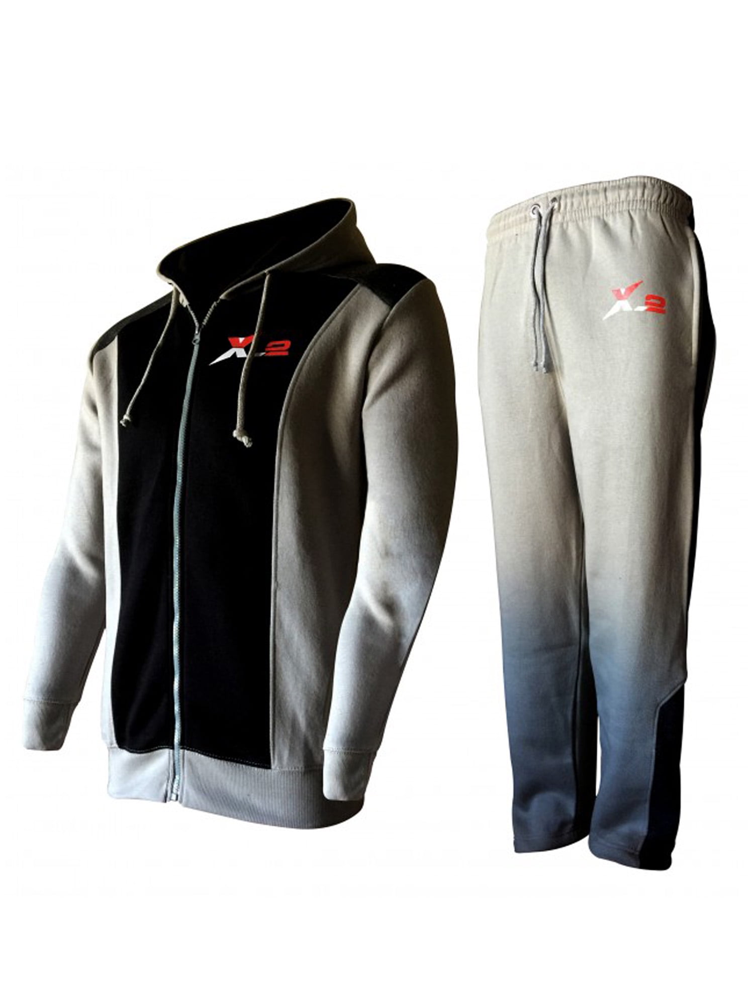 black fleece tracksuit