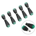 10Pcs 12V Dc Male Female Power Connector Adapter Plugs for Cctv Cable