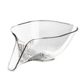 thumbnail image 1 of Enqiretly Wide Application Drainage Basket Funnel For Organized And Tidy Kitchen Easy clear white（pet） 1Set, 1 of 6