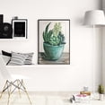 thumbnail image 2 of Juego de pintura de diamantes de mosaico de plantas suculentas, regalo de imagen de taladro redondo completo DIY 5D FLhrweasw Nuevo, 2 of 9
