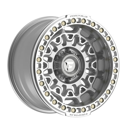 17x9 Fittipaldi FB150M BEADLOCK Silver Wheel 6x5.5 (-15mm)