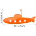 thumbnail image 2 of Wallmonkeys Submarine Peel and Stick Wall Decals WM223505 (24 in W x 11 in H), 2 of 4