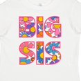 thumbnail image 4 of Inktastic Big Sister Announcement Retro Flower Big Sis Girls Toddler T-Shirt, 4 of 5