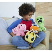 Minecraft Basic Plush Pig Stuffed Animal, Soft Doll Inspired by Video Game Character, 8 inch