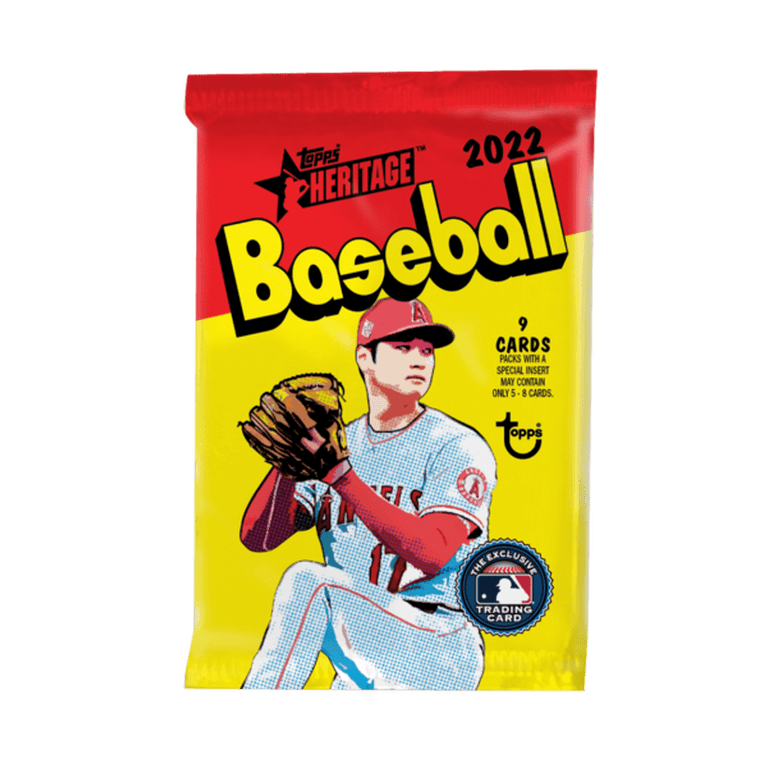 2022 Topps Heritage Baseball Value Box Trading Cards - Walmart.com