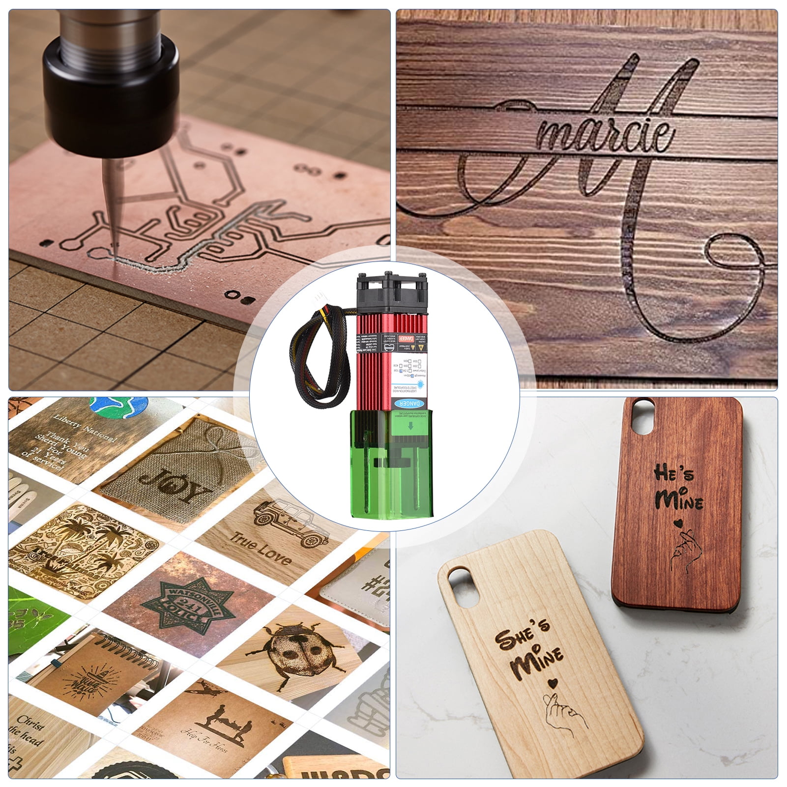 Engraving Module,Wood Leather With Cover Leather Fabric Adjustable Head 10w With Cover Adjustable With Adjustable Craft Wood Cutter 3d Craft 10w Speed 10w Leather 6588 Kibatt2256 450nm 10w