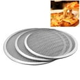 thumbnail image 2 of Grill Aluminum Thicken Non-stick Net  Pizza Mesh Pan Baking Tray Kitchen Tool, 2 of 6