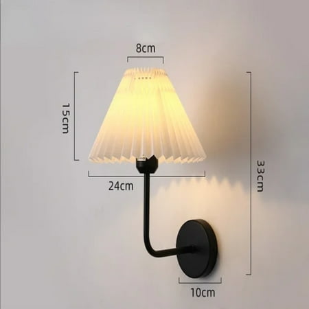 

ZHNYEG Luxurious elegant and durable modern retro wall lamp with reading light for all rooms - Stylish and simple lighting fixture with high temperature resistance for long-lasting use -