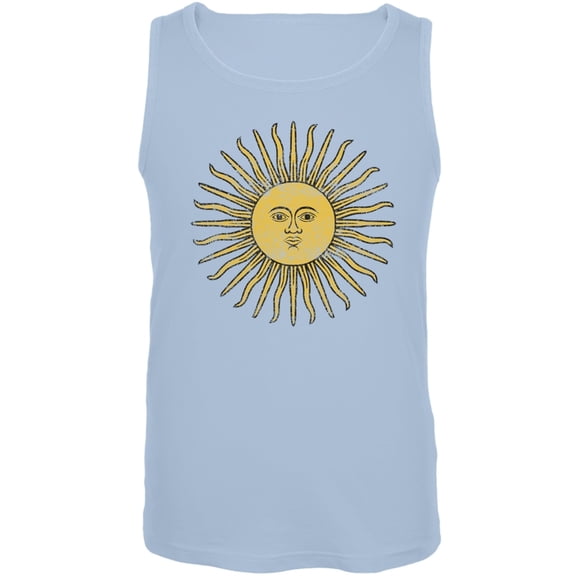 World Cup Argentina Sun of May Light Blue Soccer Tank Top - Small