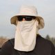 thumbnail image 3 of Summer Quick-drying Men Women Hat Outdoor Face Mask Wide Brim Bucket Hat Sun Protection Wide Brim Cap for Fishing Hunting, 3 of 5