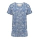 thumbnail image 2 of Camisetas de Manga Corta para Mujeres, Camiseta de Cuello en V Impresa Casual Top Hecha de Material Cómodo para Todo el Uso Diario de Temporada, Camisetas para Mujeres Casual, 2 of 5