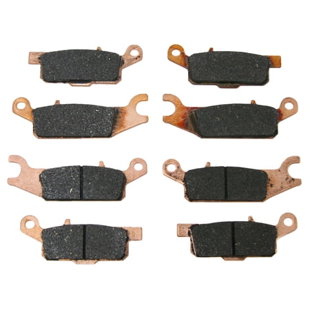 Factory Spec, KIT-7443444456457, Front & Rear Brake Pads for Yamaha Grizzly 550 & Grizzly 700