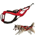 thumbnail image 1 of Dog Pulling Harness, Nylon Dog Running Harness with Reflective Tape, Waterproof Dog Sled Harness, Pulling Harness for Dogs Exercise, Bikejoring, Skijoring, Dog Sledding, 1 of 4