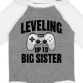 thumbnail image 4 of Inktastic Leveling Up to Big Sister Girls Long Sleeve Baby Bodysuit, 4 of 5