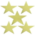 thumbnail image 1 of Uxcell 11" Star Cutouts, 12 Pack Star Cutout Double Printed Paper Stars for Classroom Decoration DIY Craft, Golden, 1 of 7