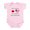 Petal Pink, variant on CafePress - Half Canadian Half American Body Suit - Baby Light Bodysuit, Size Newborn - 24 Months